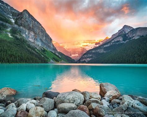 Lake Louise in Banff National Park, Alberta Banff National Park ...