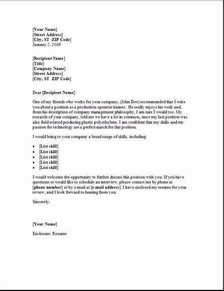 Sample Letter Yours Sincerely | Sample Business Letter