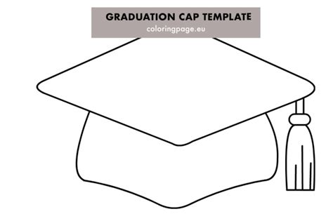 Printable Graduation Cap Template - Printable Word Searches