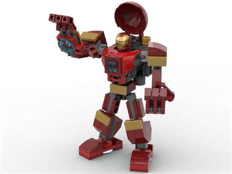 LEGO MOC Iron Man Mech by meregt | Rebrickable - Build with LEGO