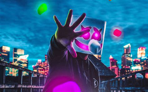 Neon Marshmello Wallpaper 50487 - Baltana