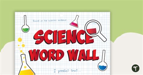 Science Word Wall Poster