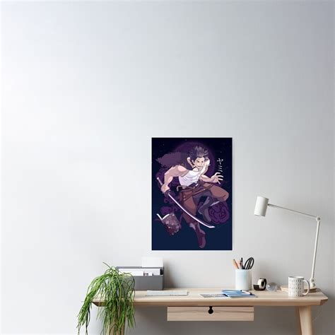 "Yami Sukehiro Dark Magic - Black Clover" Poster for Sale by ...