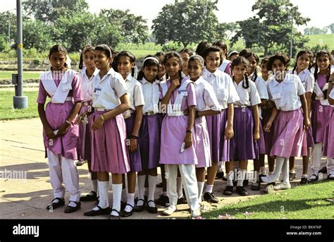 School children in their uniforms, India Stock Photo - Alamy