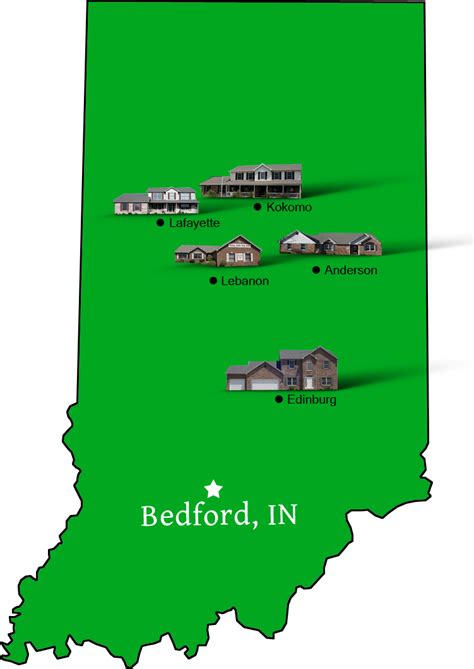 bedford_map | Hallmark Homes - Indiana's Leading "On Your Lot" Custom ...