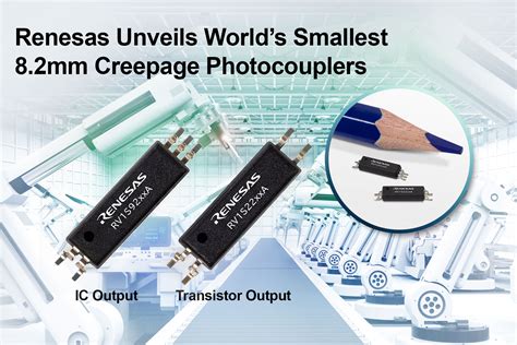 World's smallest photocouplers optimized for industrial uses