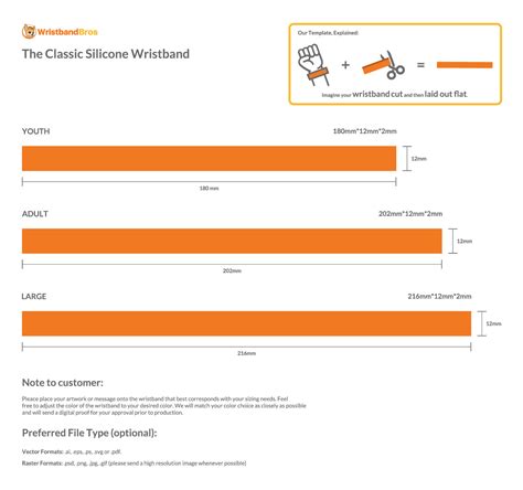 Wristband Design Template | TUTORE.ORG - Master of Documents