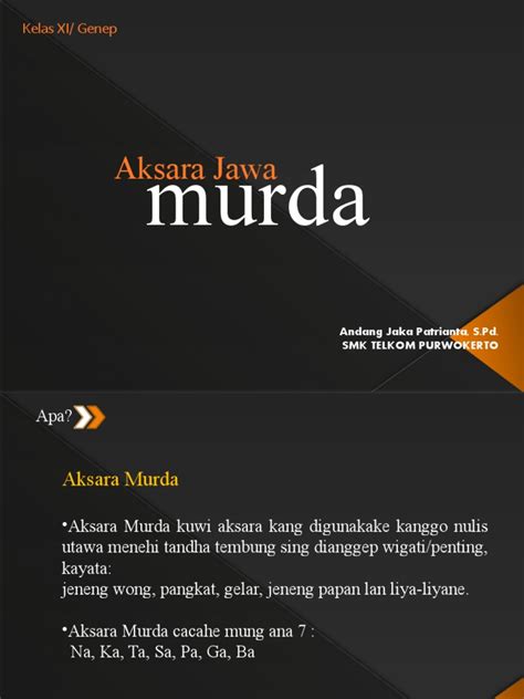 Aksara Murda | PDF