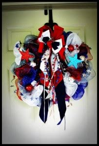 Easy Patriotic Wreaths for Labor Day Holiday - family holiday.net/guide ...