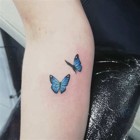 Top 63+ Best Blue Butterfly Tattoo Ideas - [2021 Inspiration Guide]