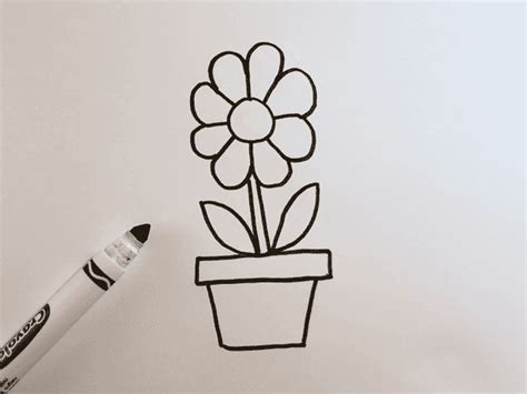 Flowers Drawing Easy Images | Best Flower Site