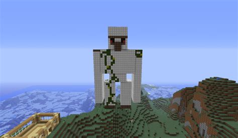 Iron Golem Statue Minecraft Map