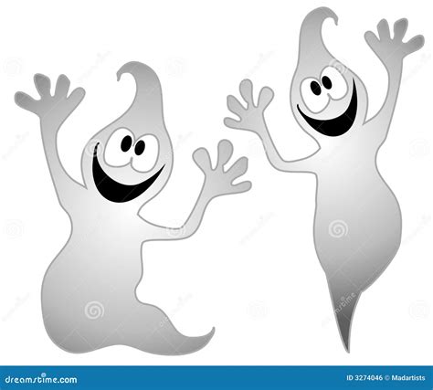 Halloween Ghosts Clip Art 3 Royalty Free Stock Image - Image: 3274046