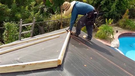 How to: Installing a tile roof , simple and easy , yet beautiful results.