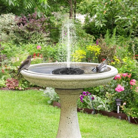 New Solar Power Water Fountain Pump Bird Fountain Water Floating ...