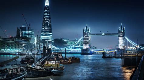 London Skyline Night Wallpaper