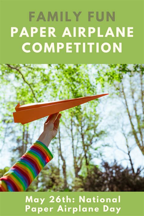 Host a Family Fun Paper Airplane Competition - Sweet Shoppe Mom ...