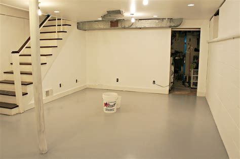 Tips To Painting Cement Interior Walls | Basement flooring options ...