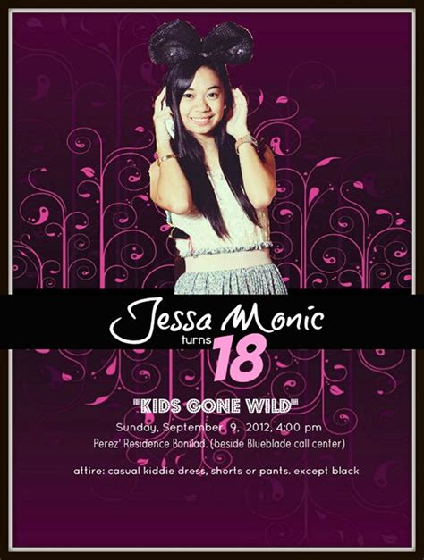 Debut 18th Birthday Invitation