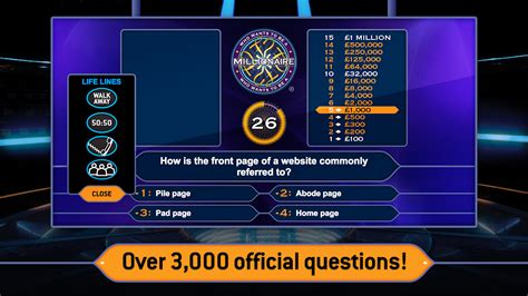 Who Wants To Be A Millionaire?: Amazon.co.uk: Appstore for Android