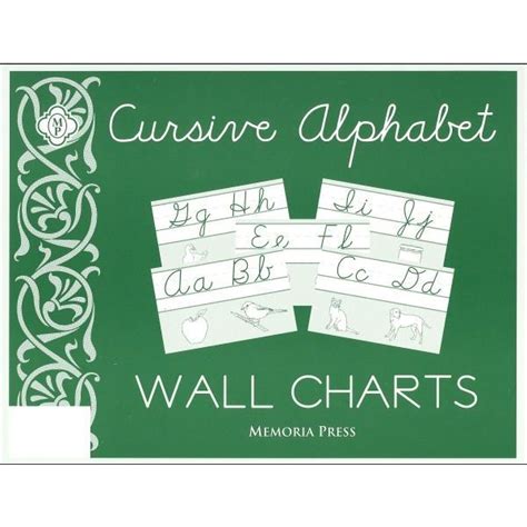 Cursive Alphabet Wall Chart (11" x 17") 9781615380930 on eBid United ...