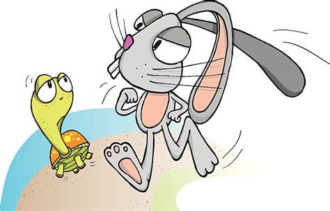 Rabbit And Turtle Race Illustrations, Royalty-Free Vector Graphics ...