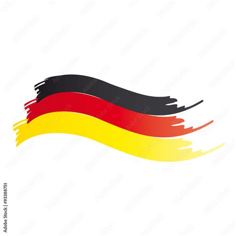 Schwarz, rot, gold - Länderkennung der Bundesrepublik Deutschland ...