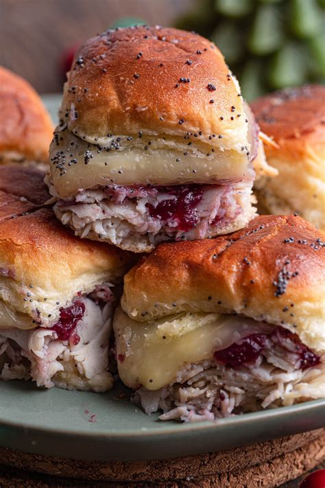 Turkey Cranberry Sliders (Easy Recipe!) - Olivia's Cuisine