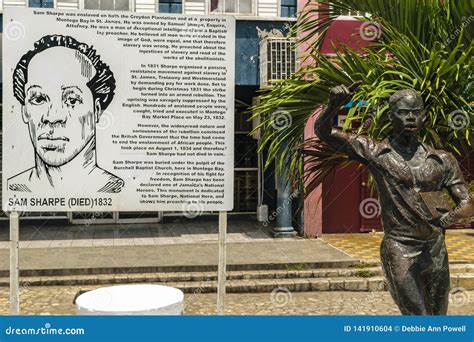 Sculpture Monument of Jamaican National Hero Samuel Sharpe in Sam ...