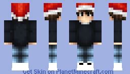 My Minecraft Skin with a Santa Hat Minecraft Skin