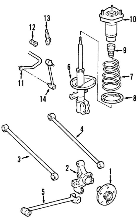 Rear Suspension for 2007 Toyota Camry | Toyota Parts