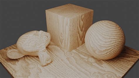 Procedural Wood Texture Blender