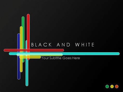 Black and White Templates for Powerpoint Presentations, Black and White ...