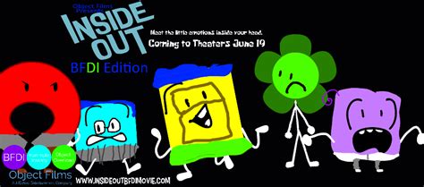 Inside Out: BFDI Edition! Poster by JJEshedArt on DeviantArt