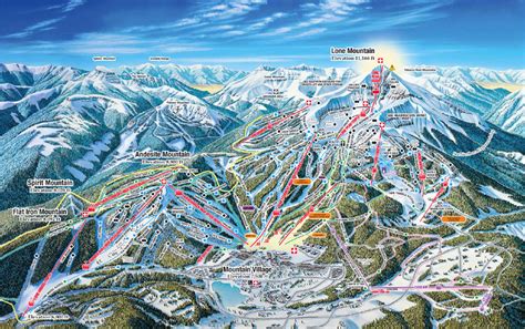 Big Sky Ski Resort Trail Map | Montana Ski Resort Maps