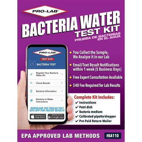 Bacteria in Water Test Kit to Detect Dangerous Coliform and E. Coli ...