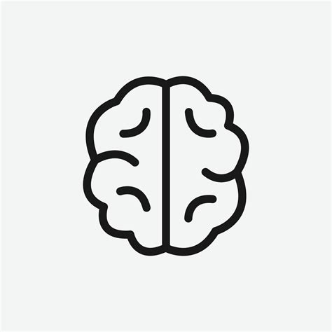 vector illustration of brain icon 2219579 Vector Art at Vecteezy