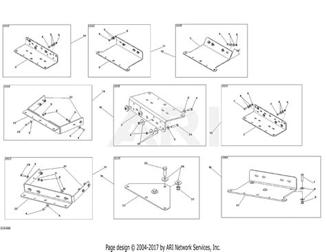 DR Power Premier LLV Parts Diagram for Hitch Plates, Premier & Commerical