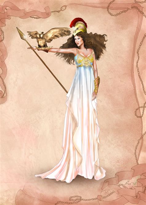 Greek Goddess Athena by BasakTinli on DeviantArt