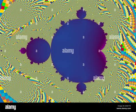 Purple mandelbrot fractal hi-res stock photography and images - Alamy