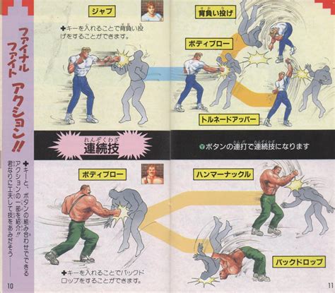 Final Fight (SNES, JPN) Manual Scans