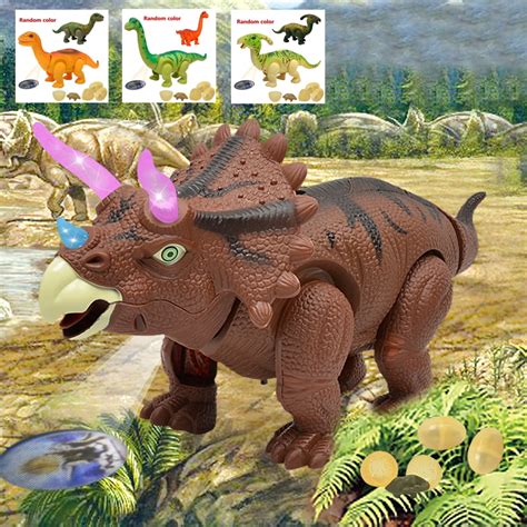 Walking Dinosaur Figure Action Model Kids Children Sound Toys Battery ...