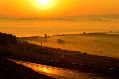 Sunrise over the hills Photograph by Adrian Negoita - Fine Art America