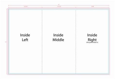 11x17 Tri Fold Brochure Template Best Of 10 Printable Trifold Templates ...