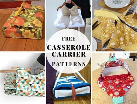 12+ Casserole Carrier Patterns And Tutorials For Your Next Potluck ⋆ ...