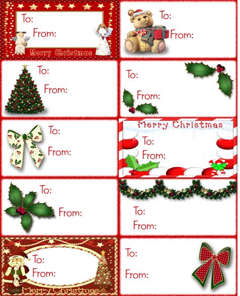 Graxa's Page: Christmas Printable Gift Tags