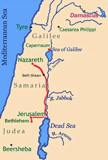 Jesus Journey To Jerusalem Map | Hot Sex Picture