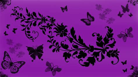 Purple Butterfly Desktop Wallpaper - WallpaperSafari