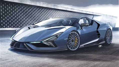 Lamborghini Aventador Successor Rendering Imagines A Roadster Flagship