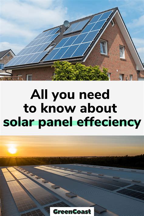 The Essential Guide to Solar Panel Efficiency | Green Coast